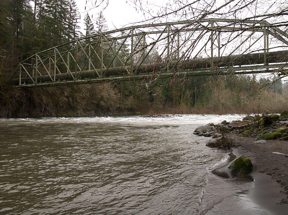 Sandy River below Bull Run River, near Bull Run, Oregon