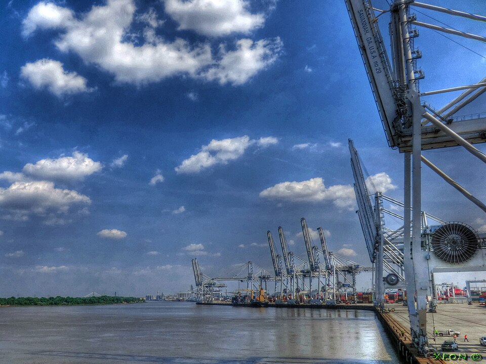 Little Back River at Hog Island, near Savannah, Georgia