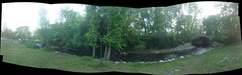 Minnehaha Creek at Hiawatha Ave. in Minneapolis, Minnesota