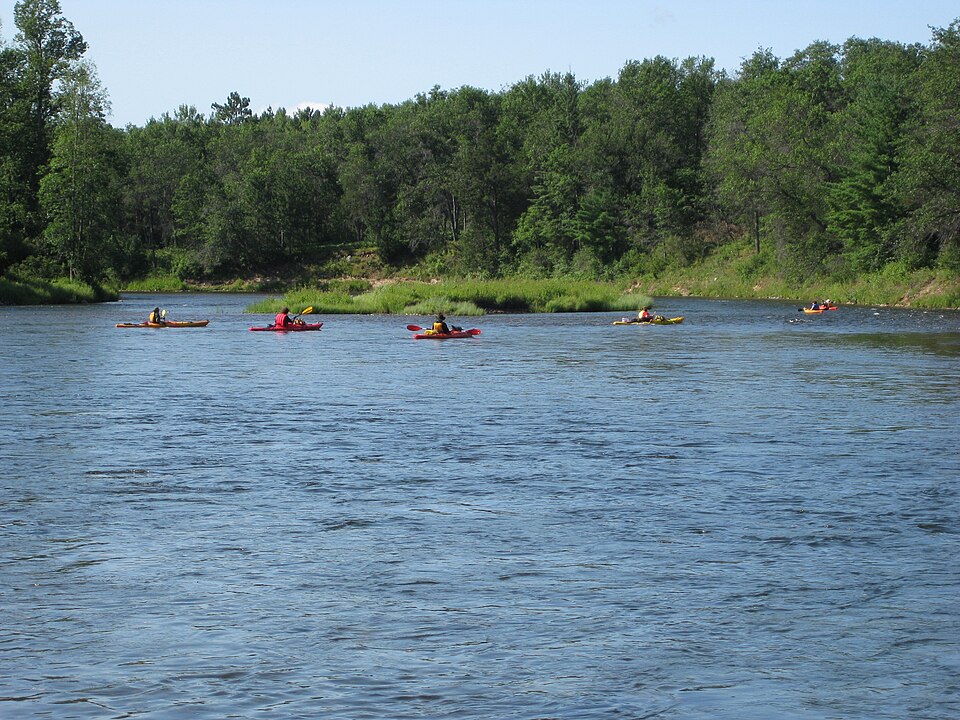 Au Sable River near Mc Kinley, Michigan