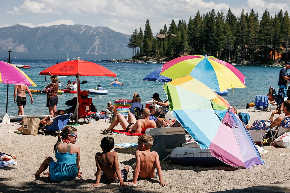 Upper Truckee River at South Lake Tahoe, California