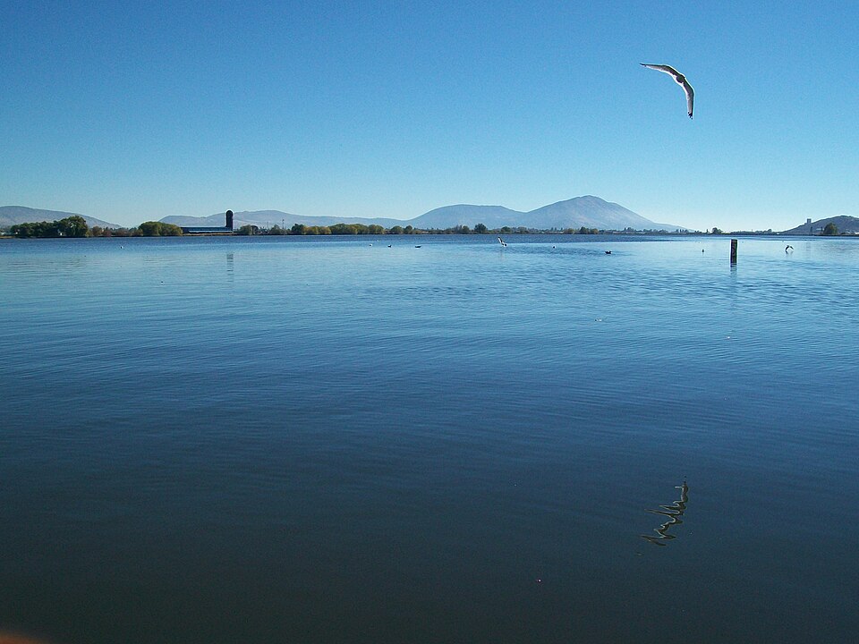 Link River at Klamath Falls, Oregon