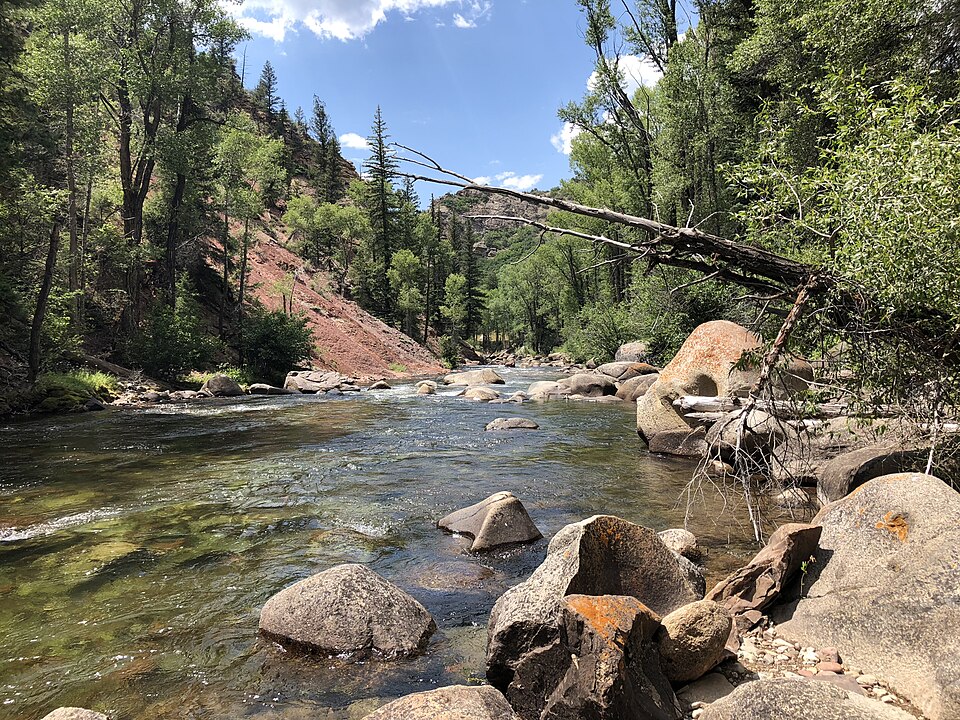 Roaring Fork River below Maroon Creek near Aspen, Colorado