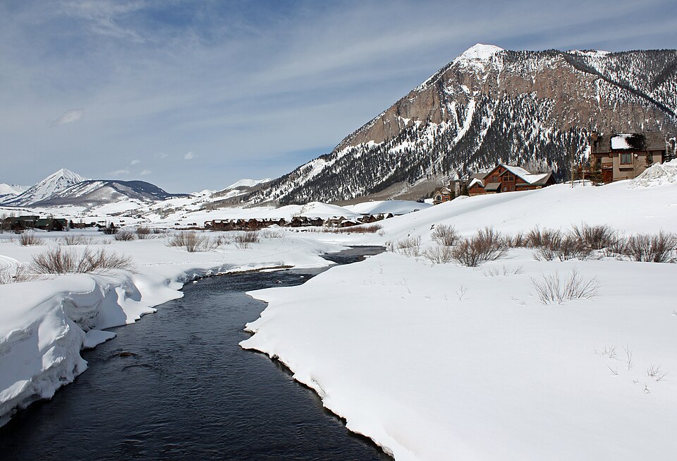 Slate River above Baxter Gl at HWY 135 near Crested Butte, Colorado
