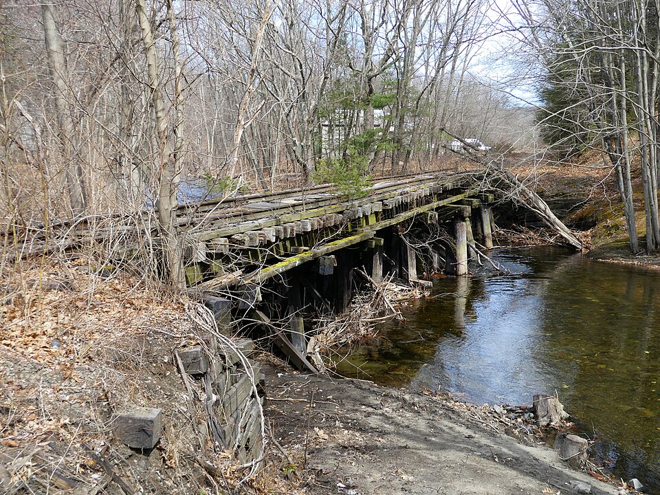 Nashua River, Water Street Bridge, at Clinton, Massachusetts