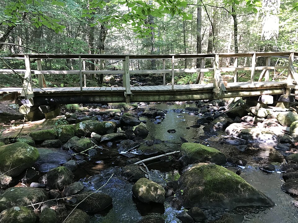 Quinapoxet River at Canada Mills near Holden, Massachusetts