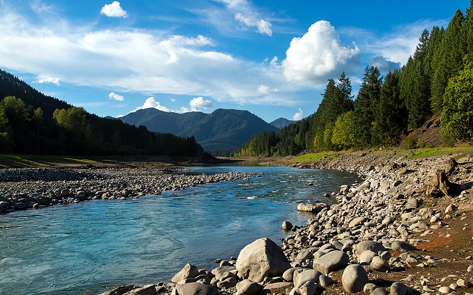No Santiam River below Boulder Creek, near Detroit, Oregon
