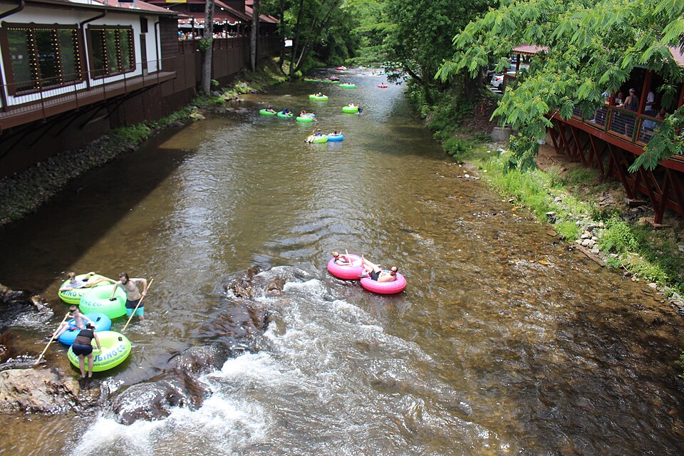Chattahoochee River at Helen, Georgia