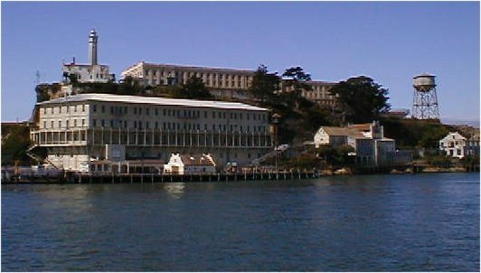 San Francisco Bay A Ne Shore Alcatraz Island, California