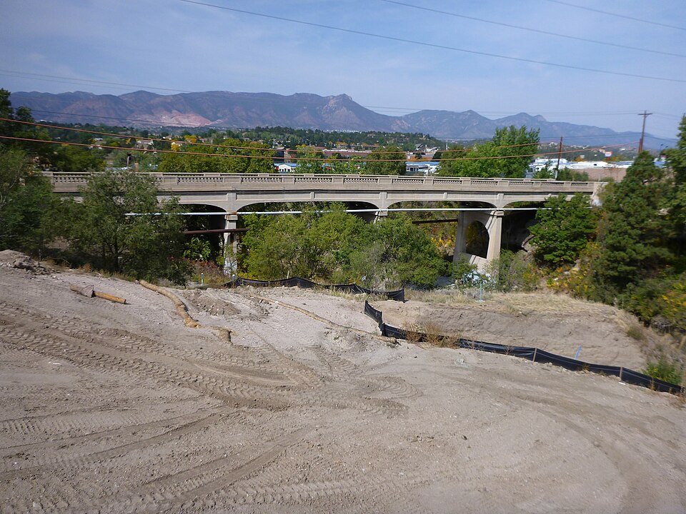 Monument Creek above Woodmen Rd at Colorado Springs, Colorado