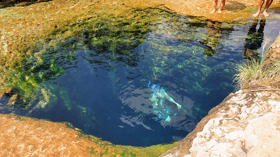 Jacobs Well Spring near Wimberley, Texas
