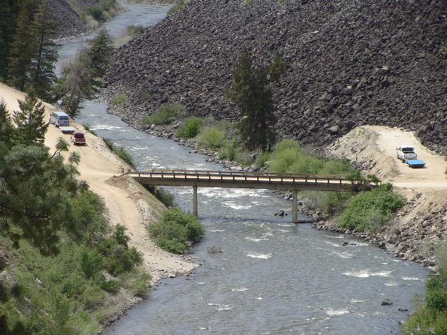Sf Boise River at Neal Bridge near Arrowrock Dam, Idaho