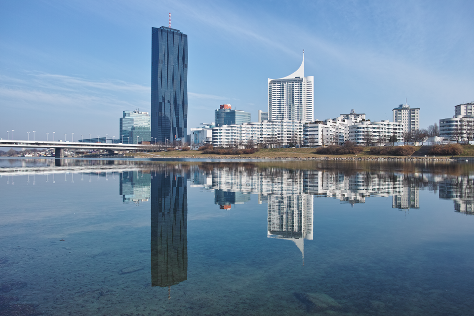 Neue Donau, stromab Reichsbrücke