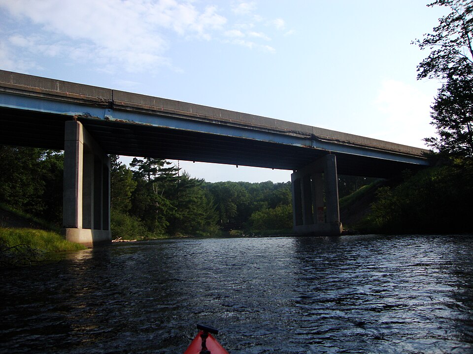 South Branch Au Sable River near Luzerne, Michigan