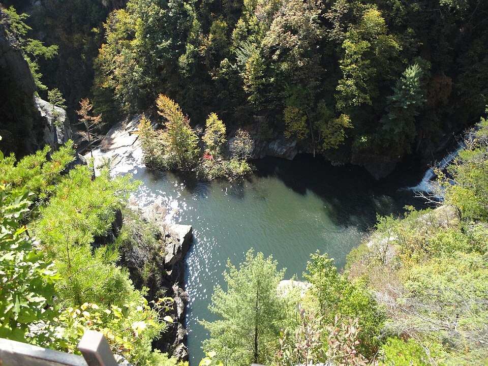 Tallulah River at Terrora Pwrhse, near Tallulah Falls, Georgia