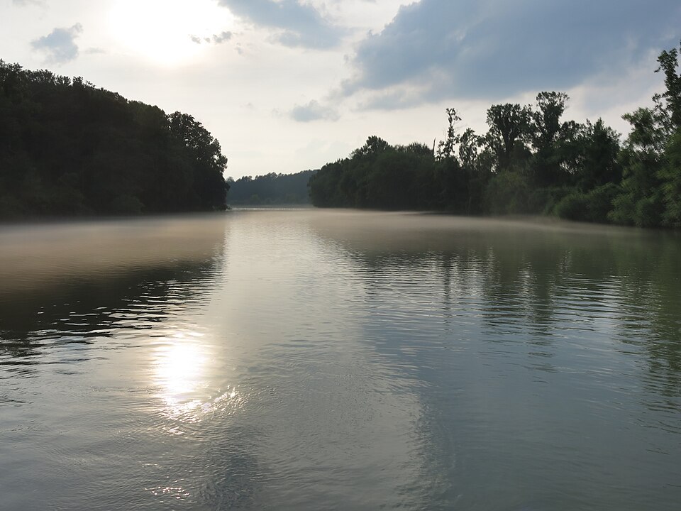 Chattahoochee River 0.27 Mi Us Willeo Creek, Roswell, Georgia