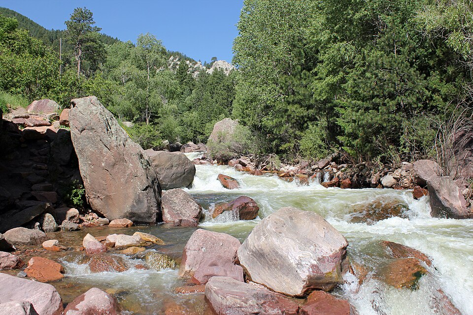 South Boulder Creek at Forebay near Eldorado Springs, Colorado