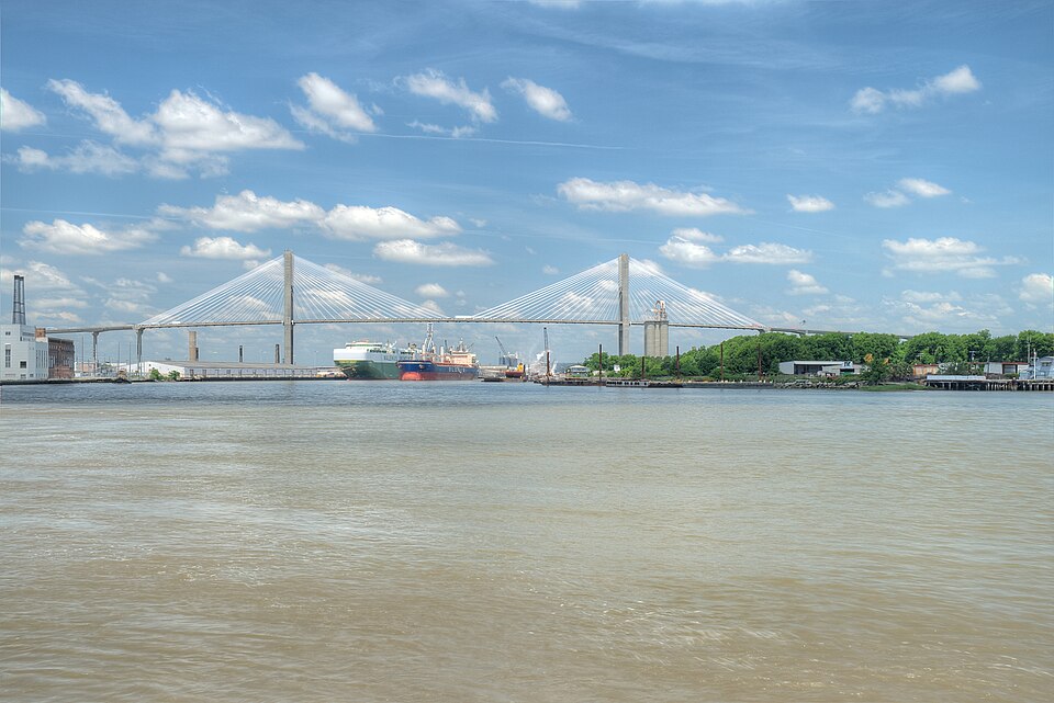 Savannah River at Usace Dock, at Savannah, Georgia
