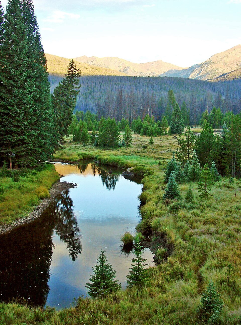 Colorado River below Baker Gulch near Grand Lake, Colorado