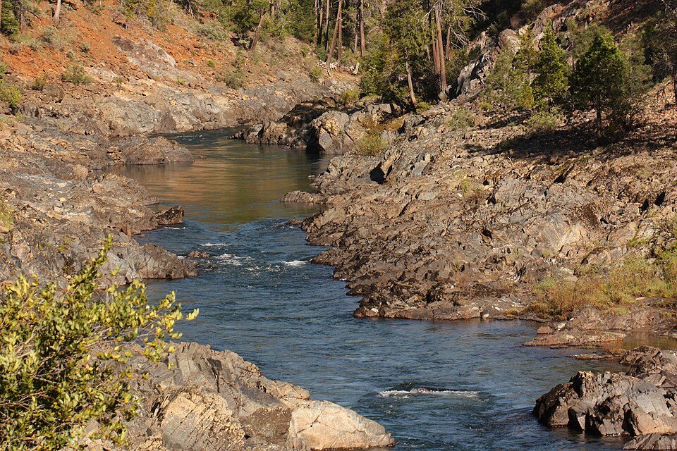 Illinois River near Kerby, Oregon