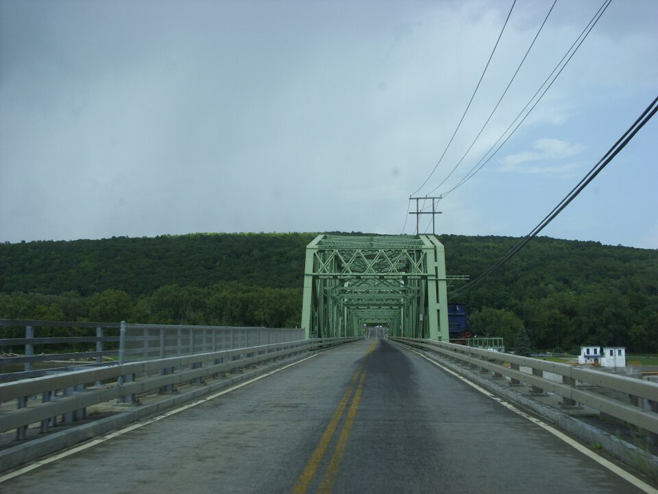 Mohawk River at Lock 9 at Rotterdam Junction, New York